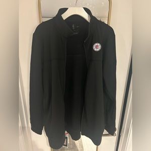 Nike dri-fit full zip jacket black Los Angeles Clippers size large